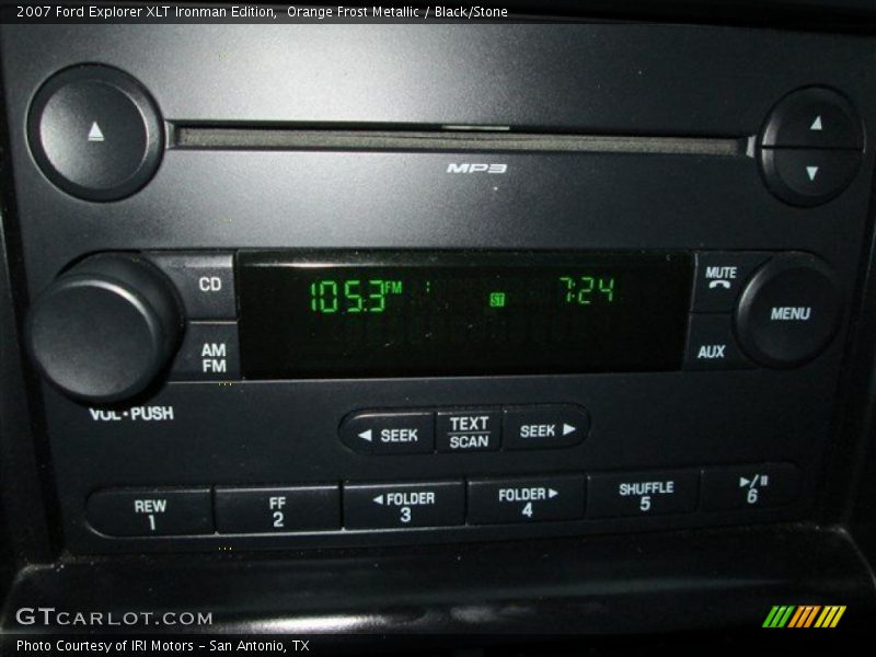 Audio System of 2007 Explorer XLT Ironman Edition