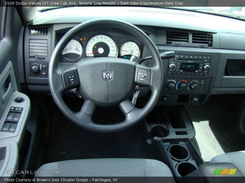 Mineral Gray Metallic / Dark Slate Gray/Medium Slate Gray 2008 Dodge Dakota SXT Crew Cab 4x4