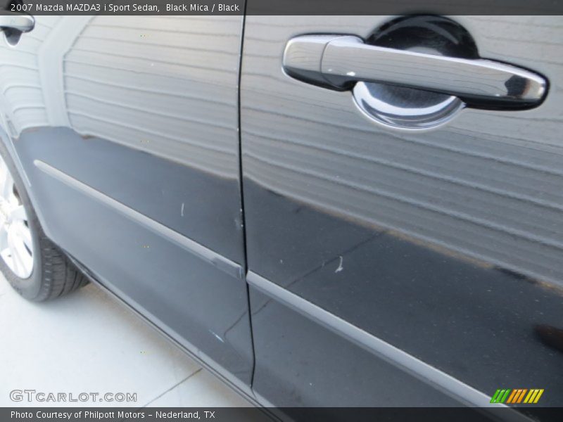 Black Mica / Black 2007 Mazda MAZDA3 i Sport Sedan