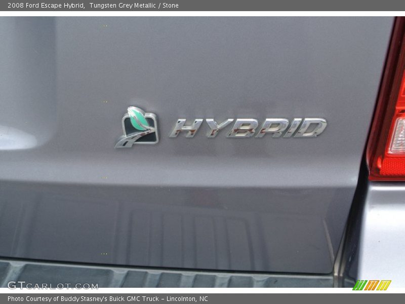 Tungsten Grey Metallic / Stone 2008 Ford Escape Hybrid