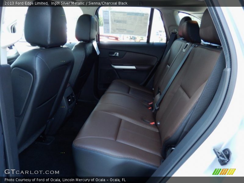 Ingot Silver Metallic / Sienna/Charcoal Black 2013 Ford Edge Limited