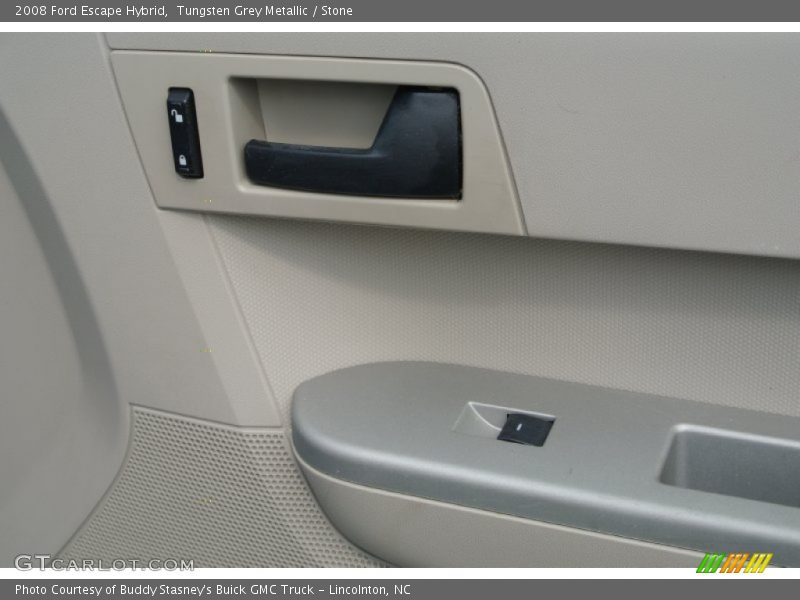 Tungsten Grey Metallic / Stone 2008 Ford Escape Hybrid
