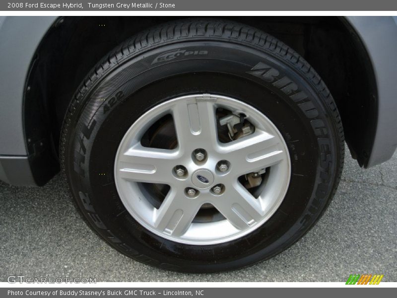 Tungsten Grey Metallic / Stone 2008 Ford Escape Hybrid