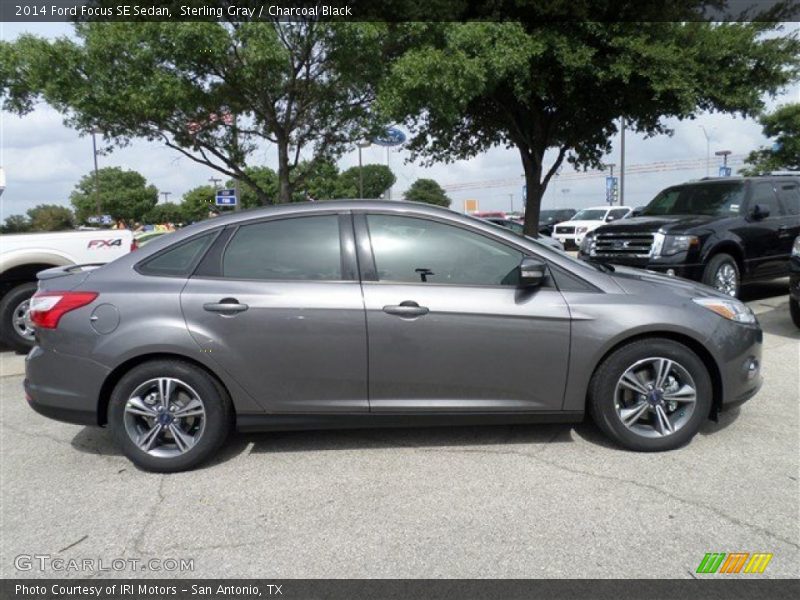 Sterling Gray / Charcoal Black 2014 Ford Focus SE Sedan