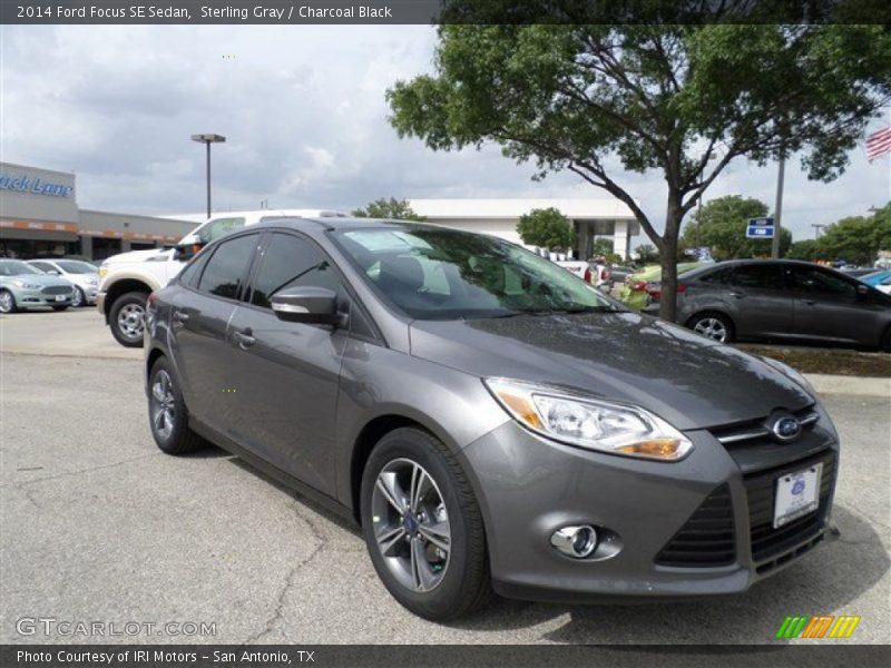 Sterling Gray / Charcoal Black 2014 Ford Focus SE Sedan