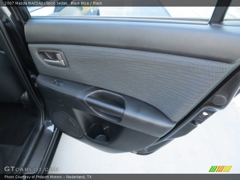 Black Mica / Black 2007 Mazda MAZDA3 i Sport Sedan