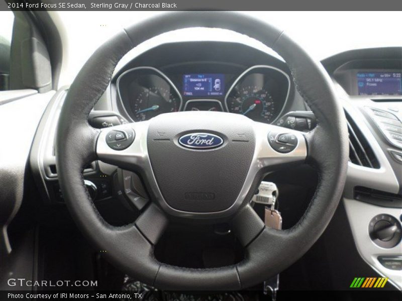 Sterling Gray / Charcoal Black 2014 Ford Focus SE Sedan