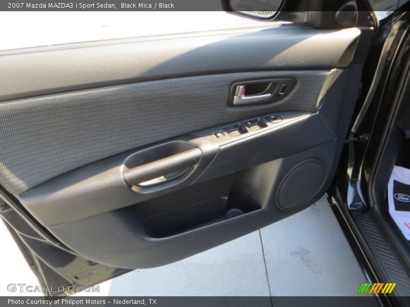 Black Mica / Black 2007 Mazda MAZDA3 i Sport Sedan