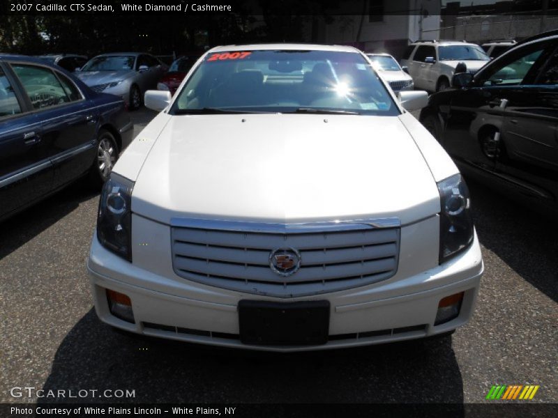 White Diamond / Cashmere 2007 Cadillac CTS Sedan