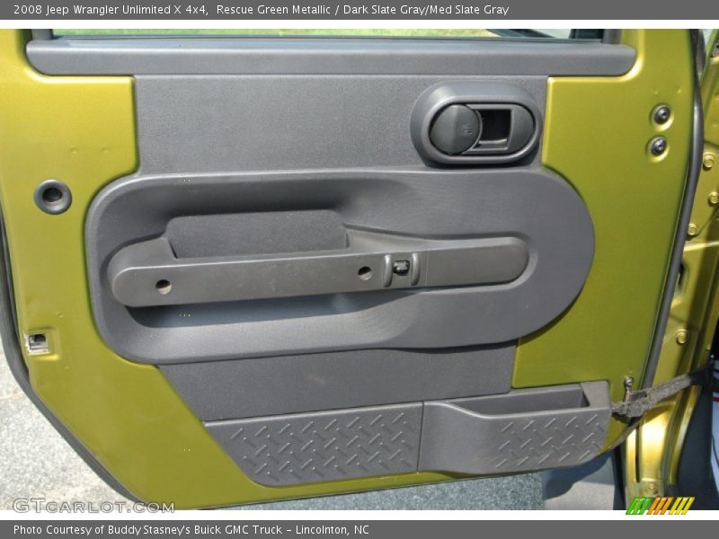 Rescue Green Metallic / Dark Slate Gray/Med Slate Gray 2008 Jeep Wrangler Unlimited X 4x4