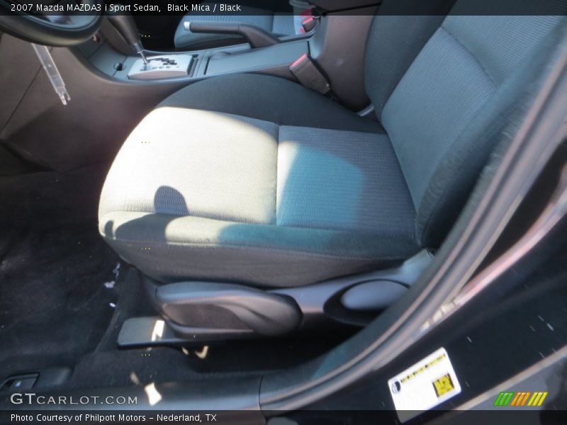 Black Mica / Black 2007 Mazda MAZDA3 i Sport Sedan