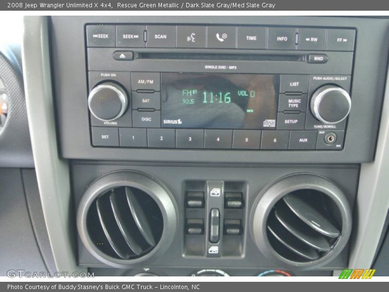 Rescue Green Metallic / Dark Slate Gray/Med Slate Gray 2008 Jeep Wrangler Unlimited X 4x4