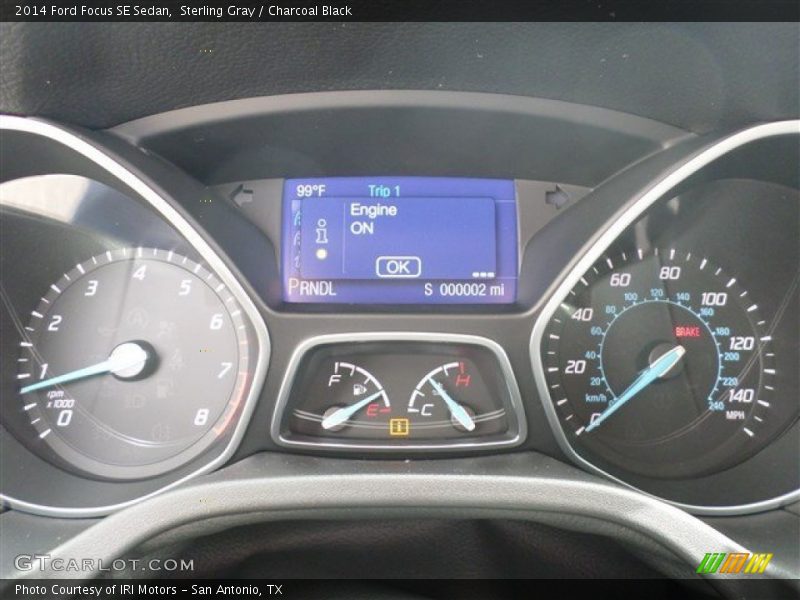 Sterling Gray / Charcoal Black 2014 Ford Focus SE Sedan