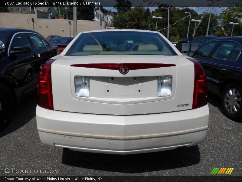 White Diamond / Cashmere 2007 Cadillac CTS Sedan