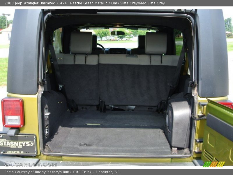 Rescue Green Metallic / Dark Slate Gray/Med Slate Gray 2008 Jeep Wrangler Unlimited X 4x4