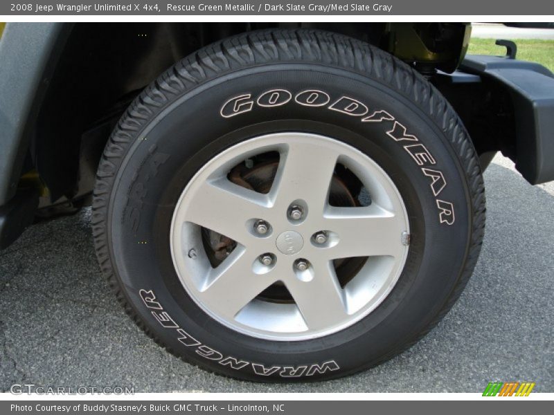 Rescue Green Metallic / Dark Slate Gray/Med Slate Gray 2008 Jeep Wrangler Unlimited X 4x4