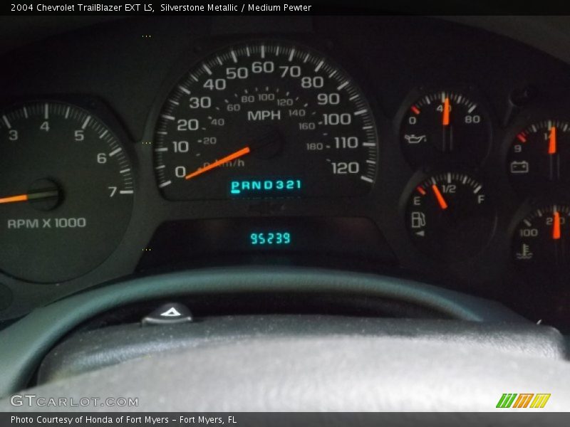 Silverstone Metallic / Medium Pewter 2004 Chevrolet TrailBlazer EXT LS