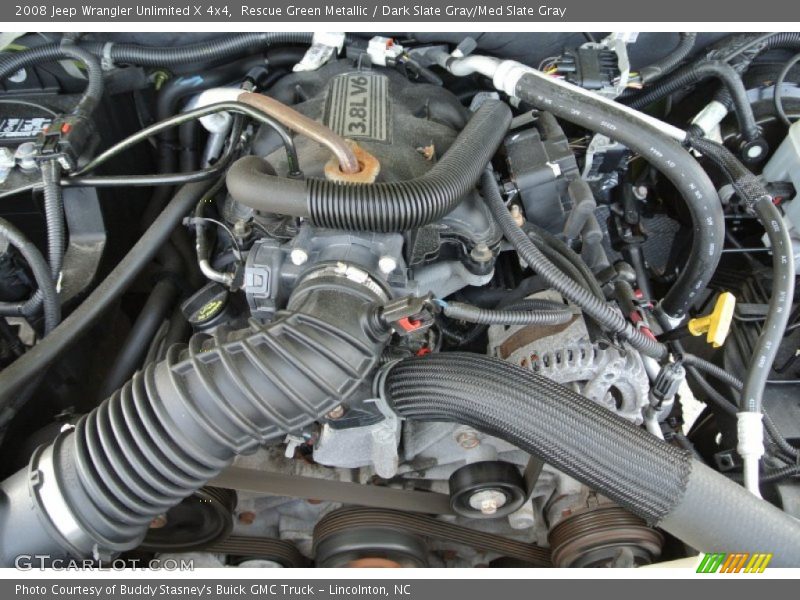 Rescue Green Metallic / Dark Slate Gray/Med Slate Gray 2008 Jeep Wrangler Unlimited X 4x4