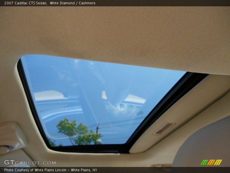 White Diamond / Cashmere 2007 Cadillac CTS Sedan