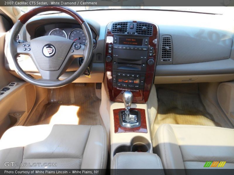 White Diamond / Cashmere 2007 Cadillac CTS Sedan