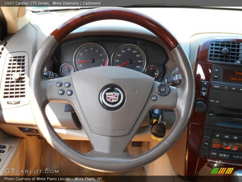 White Diamond / Cashmere 2007 Cadillac CTS Sedan