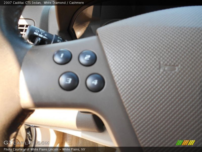 White Diamond / Cashmere 2007 Cadillac CTS Sedan