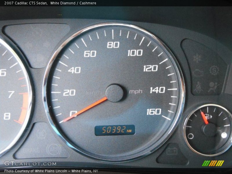 White Diamond / Cashmere 2007 Cadillac CTS Sedan
