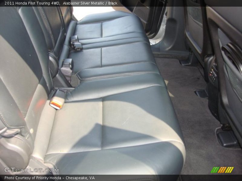 Alabaster Silver Metallic / Black 2011 Honda Pilot Touring 4WD
