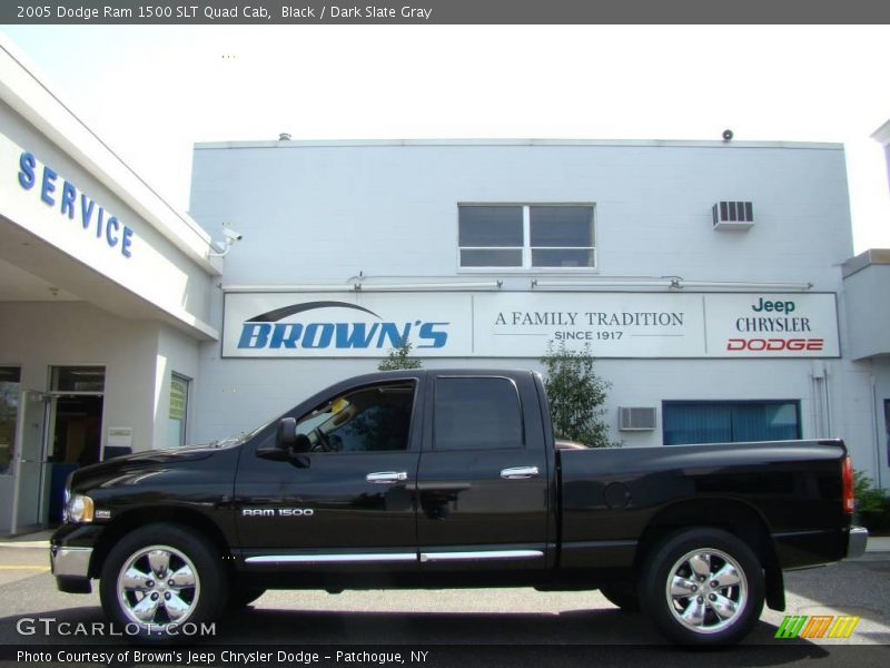 Black / Dark Slate Gray 2005 Dodge Ram 1500 SLT Quad Cab
