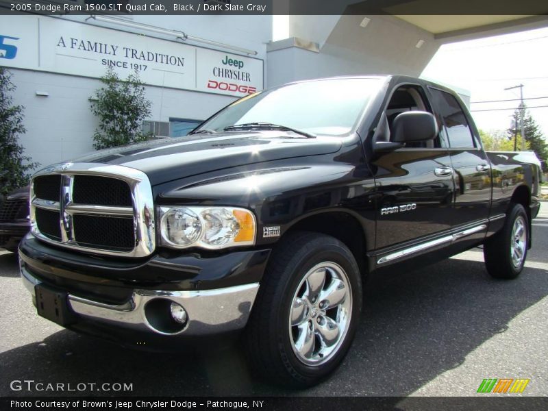 Black / Dark Slate Gray 2005 Dodge Ram 1500 SLT Quad Cab