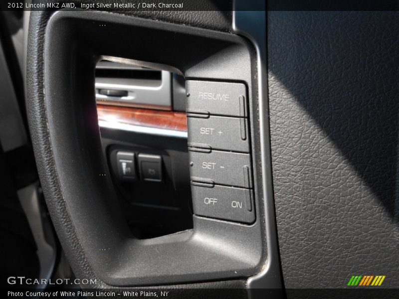 Ingot Silver Metallic / Dark Charcoal 2012 Lincoln MKZ AWD