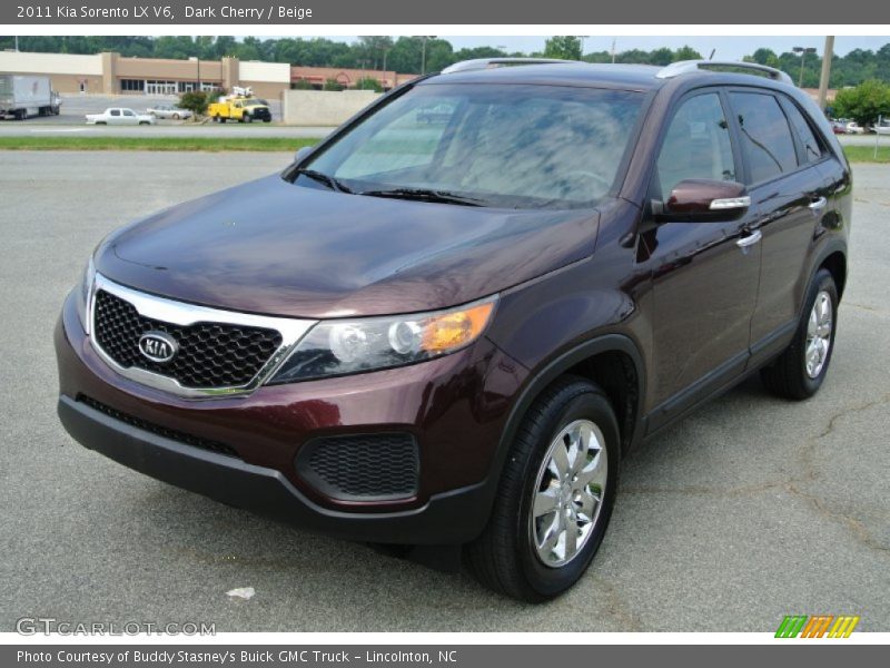 Dark Cherry / Beige 2011 Kia Sorento LX V6
