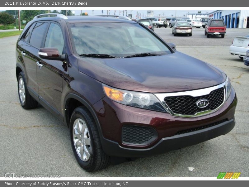 Dark Cherry / Beige 2011 Kia Sorento LX V6