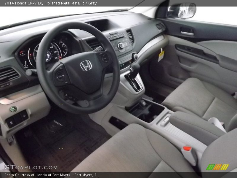 Gray Interior - 2014 CR-V LX 