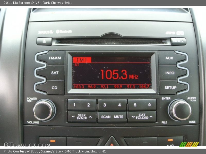 Dark Cherry / Beige 2011 Kia Sorento LX V6