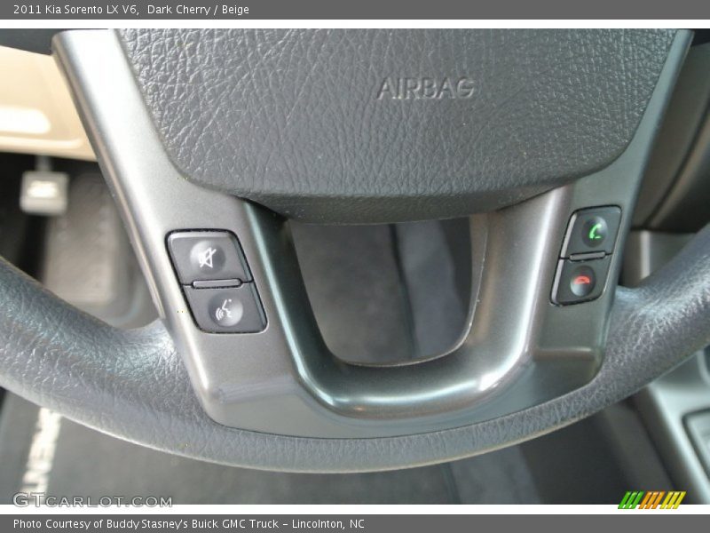 Dark Cherry / Beige 2011 Kia Sorento LX V6