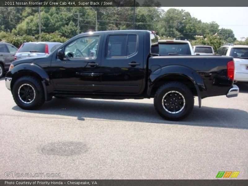 Super Black / Steel 2011 Nissan Frontier SV Crew Cab 4x4
