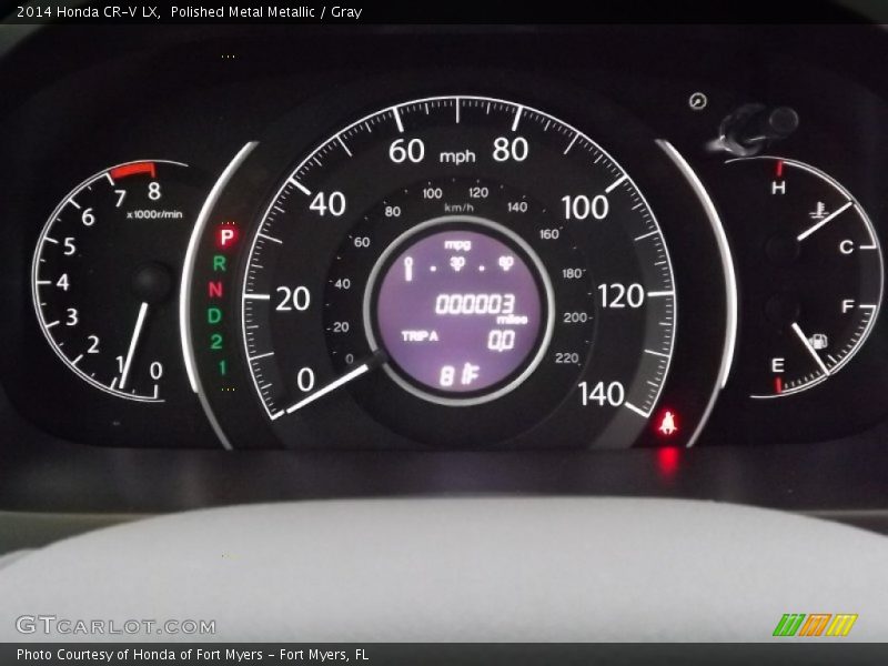 Polished Metal Metallic / Gray 2014 Honda CR-V LX