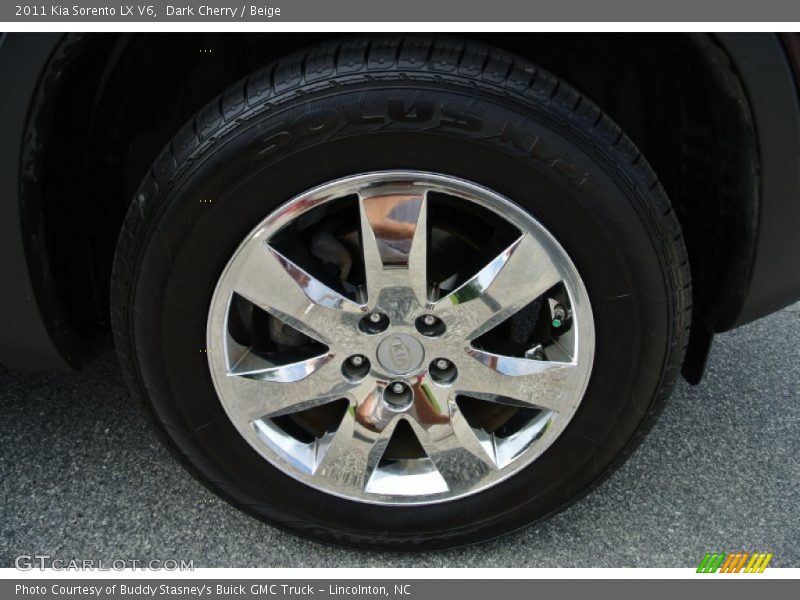 Dark Cherry / Beige 2011 Kia Sorento LX V6