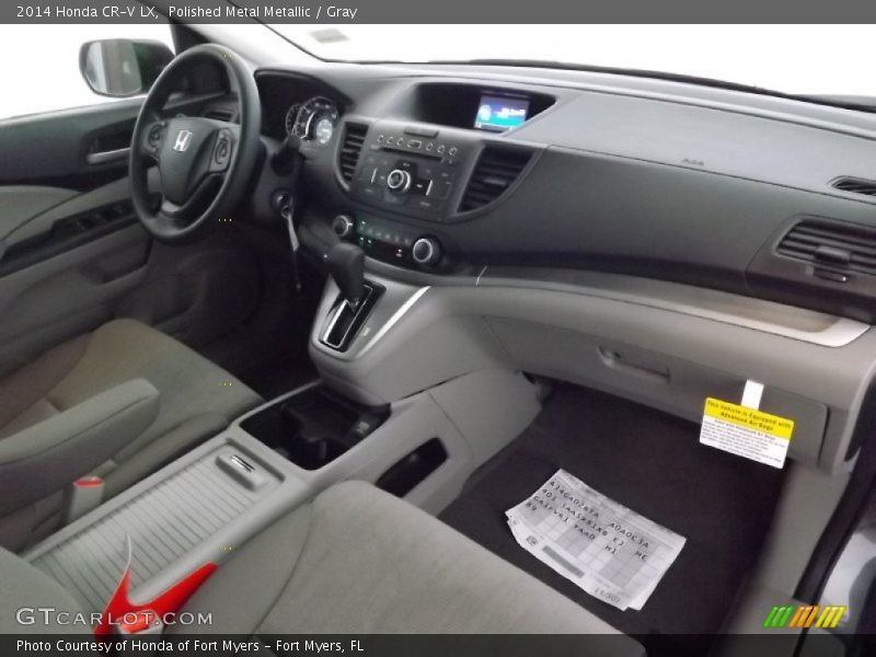 Polished Metal Metallic / Gray 2014 Honda CR-V LX