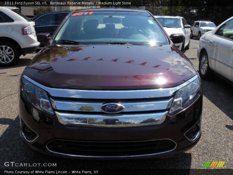 Bordeaux Reserve Metallic / Medium Light Stone 2011 Ford Fusion SEL V6