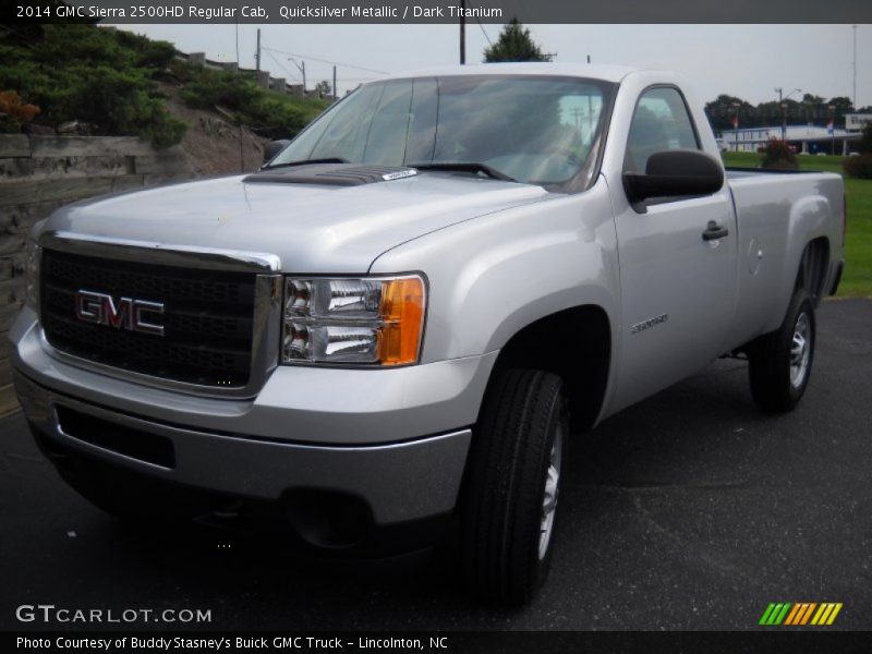 Quicksilver Metallic / Dark Titanium 2014 GMC Sierra 2500HD Regular Cab