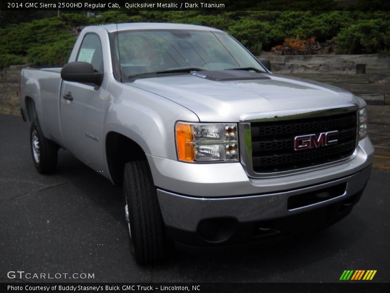 Quicksilver Metallic / Dark Titanium 2014 GMC Sierra 2500HD Regular Cab