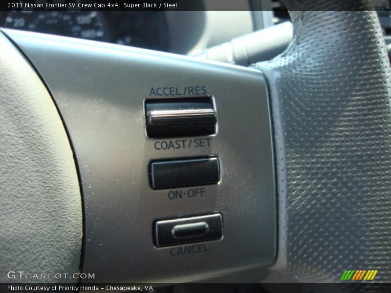 Super Black / Steel 2011 Nissan Frontier SV Crew Cab 4x4
