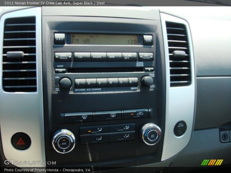 Super Black / Steel 2011 Nissan Frontier SV Crew Cab 4x4