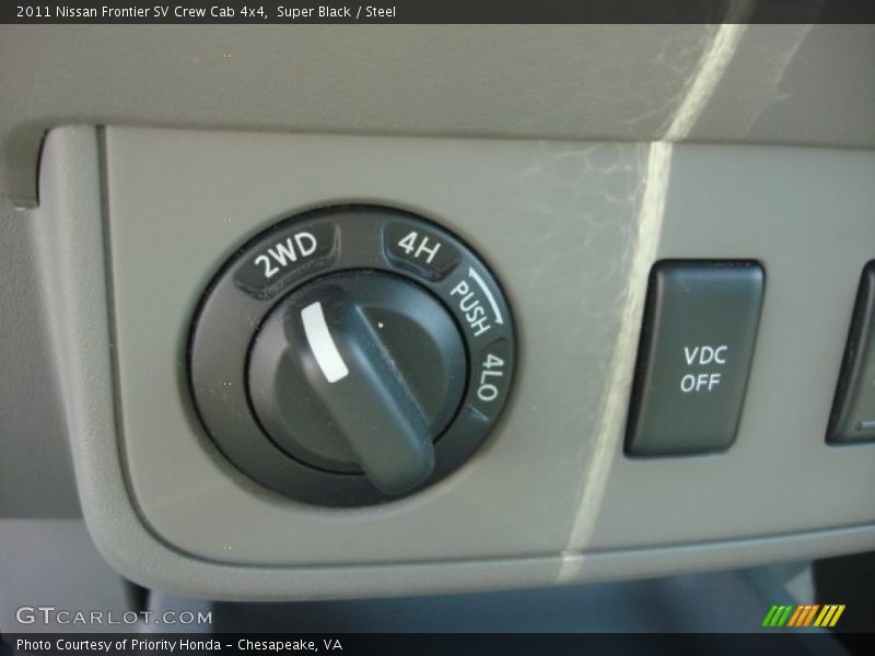 Super Black / Steel 2011 Nissan Frontier SV Crew Cab 4x4