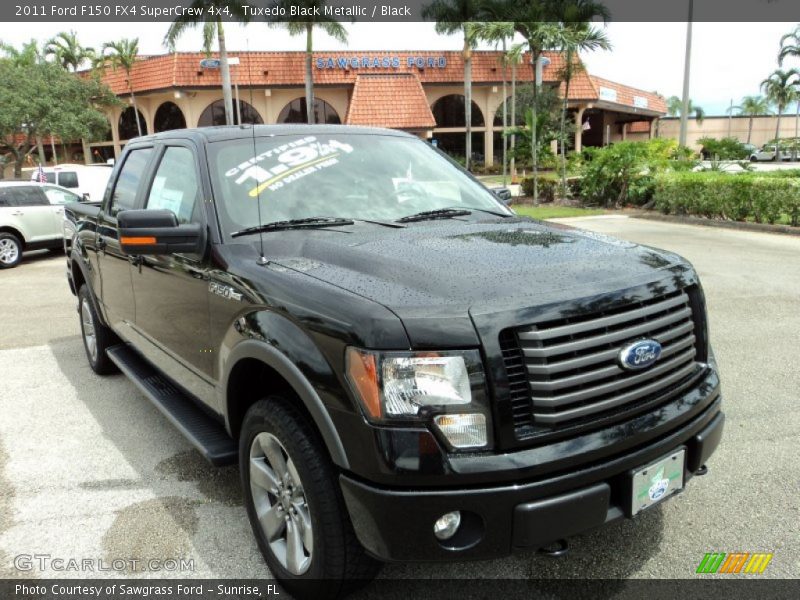 Tuxedo Black Metallic / Black 2011 Ford F150 FX4 SuperCrew 4x4