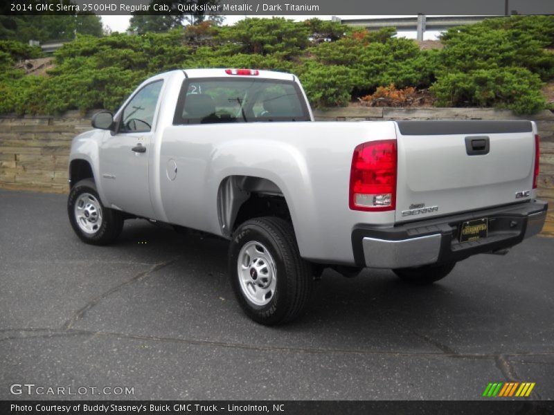 Quicksilver Metallic / Dark Titanium 2014 GMC Sierra 2500HD Regular Cab