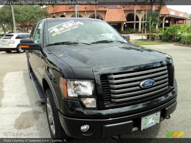 Tuxedo Black Metallic / Black 2011 Ford F150 FX4 SuperCrew 4x4