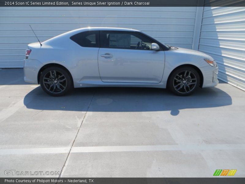 Series Unique Silver Ignition / Dark Charcoal 2014 Scion tC Series Limited Edition